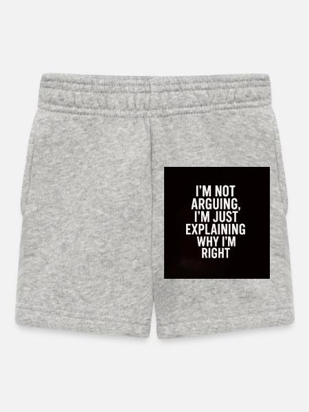 komisch - Baby Shorts - Grau meliert