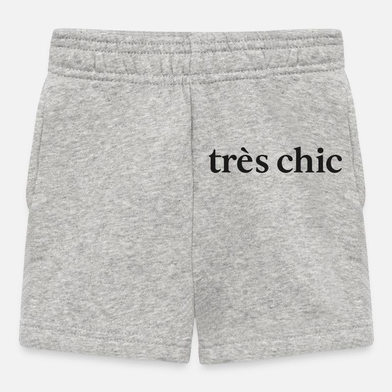 Très chic. Empreinte - Short Bébé - gris chiné