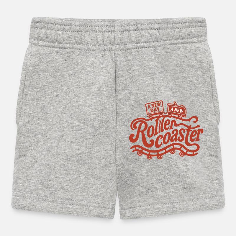 Achterbahn - Baby Shorts - Grau meliert