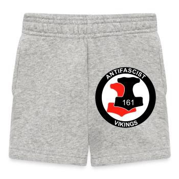 Antifa Vikings - Baby Shorts - heather grey - Front