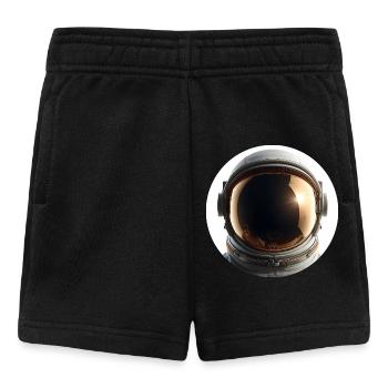Astronaut helmet in sunlight - Baby Shorts - black - Front