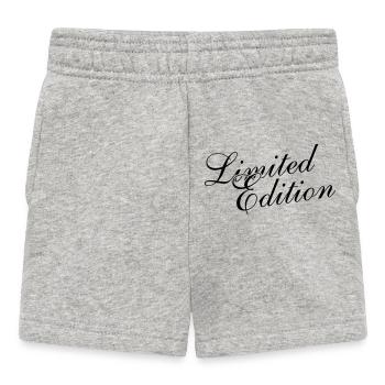 Limited Edition - Baby Shorts - Grau meliert - Vorne