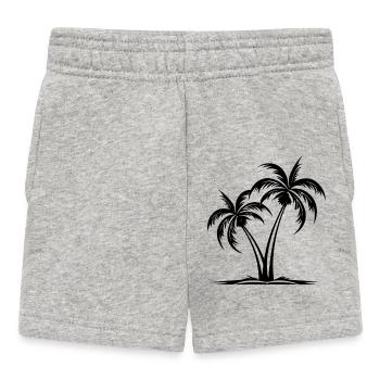 Île Palm - Short Bébé - gris chiné - Devant