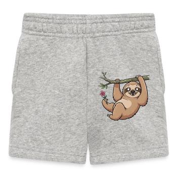 Paresse - Short Bébé - gris chiné - Devant