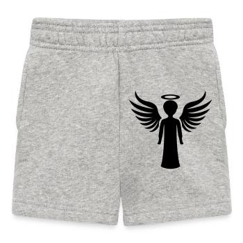 Symbole de l’ange - Short Bébé - gris chiné - Devant