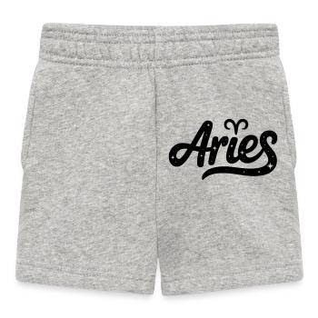 Aries - Zodiac Sign Design - Baby Shorts - Grau meliert - Vorne