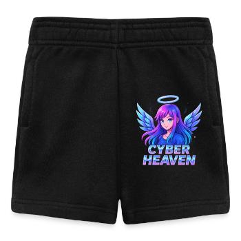 Cyber Heaven Angel Illustration - Short Bébé - noir - Devant