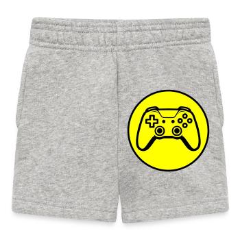 Controller Joypad Symbol - Baby Shorts - Grau meliert - Vorne