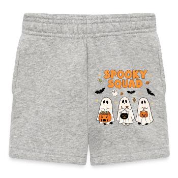 Spooky Squad Halloween Design - Baby Shorts - Grau meliert - Vorne
