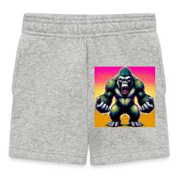 gorilla - Baby Shorts - heather grey - Front