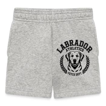 Labrador Athletics - Baby Shorts - heather grey - Front