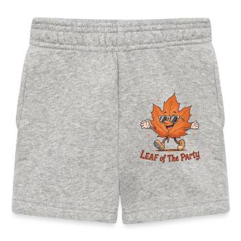 Blatt der Party Happy Fall Ernte Herbstblatt - Baby Shorts - Grau meliert - Vorne