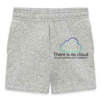 Keine Cloud-Programmierung Lustiges T-Shirt - Baby Shorts - Grau meliert - Vorne