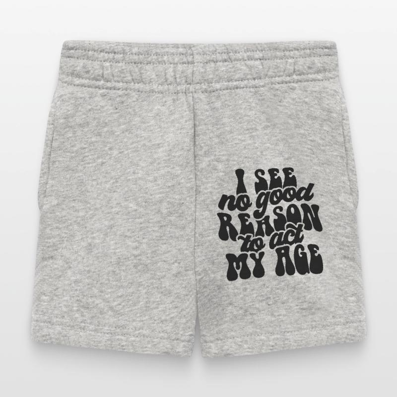 Conception d’impression avec message d’acceptation de soi Short Bébé