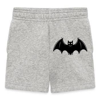 Bat - Baby Shorts - heather grey - Front