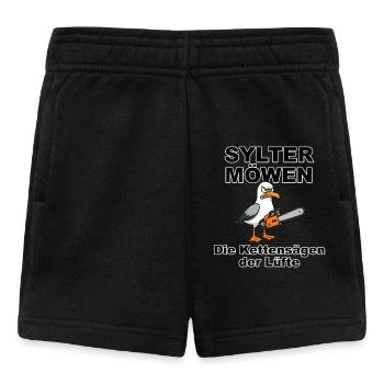 Sylt Seagulls: Design by Dekoinsel Sylt - Baby Shorts - black - Front