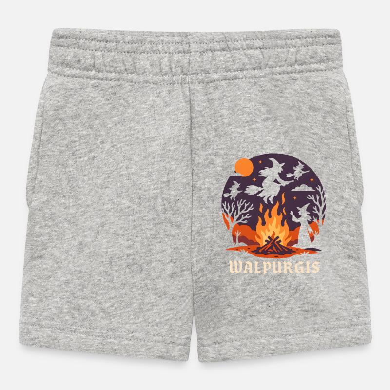 Walpurgis - Baby Shorts - heather grey