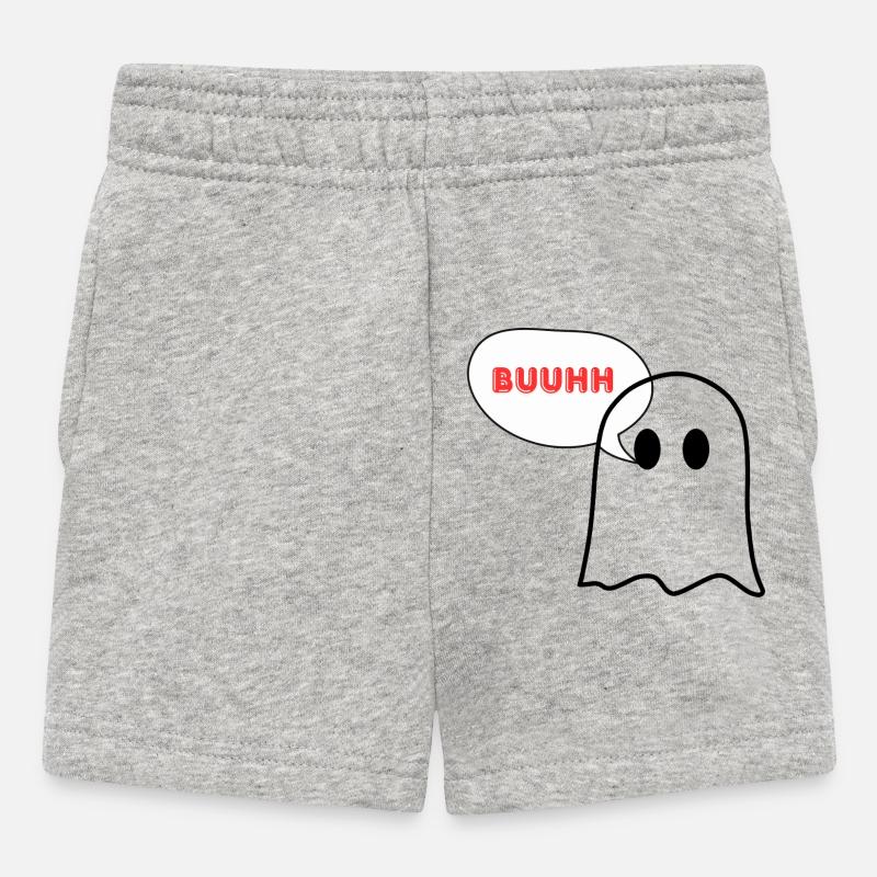 Ausdrucksvolle Comic-Redewendung - Baby Shorts - Grau meliert