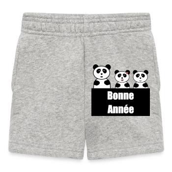 HAPPY NEW YEAR. NEW YEAR'S EVE. NEW YEAR - Baby Shorts - heather grey - Front