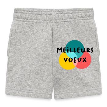 HAPPY NEW YEAR. NEW YEAR'S EVE. NEW YEAR - Baby Shorts - heather grey - Front