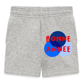 HAPPY NEW YEAR. NEW YEAR'S EVE. NEW YEAR - Baby Shorts - heather grey - Front