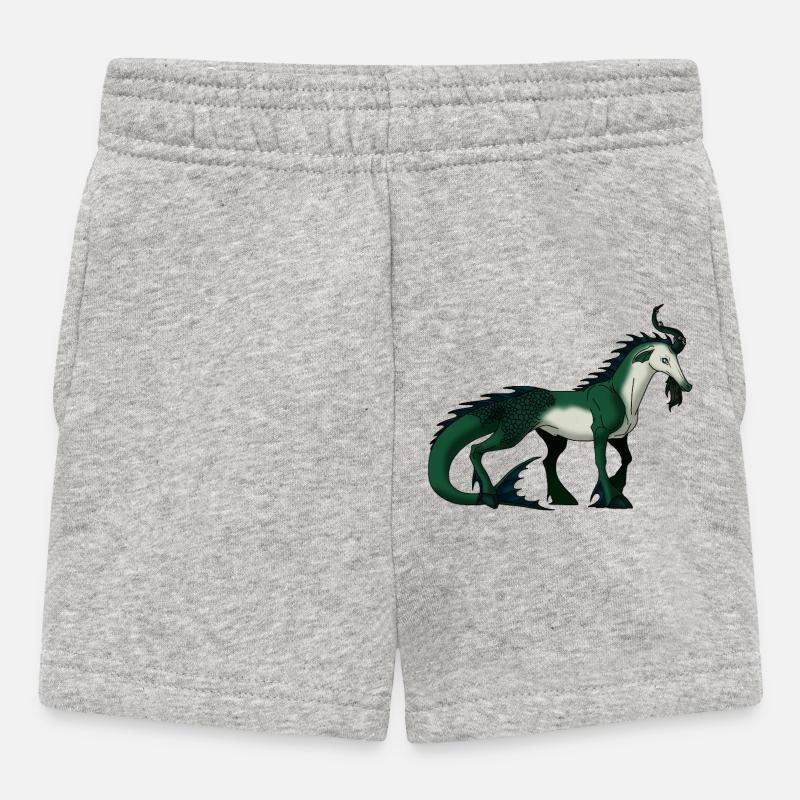 Steinbock - Baby Shorts - Grau meliert