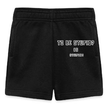 Provocative, humorous statement design - Baby Shorts - black - Front