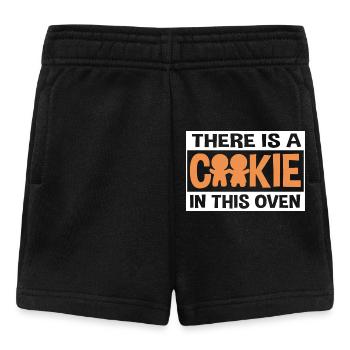 Grossesse Naissance Pain d’épices Noël - Short Bébé - noir - Devant