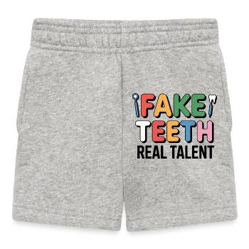 Dentallaborant Bridge Craft - Baby Shorts - Grau meliert - Vorne