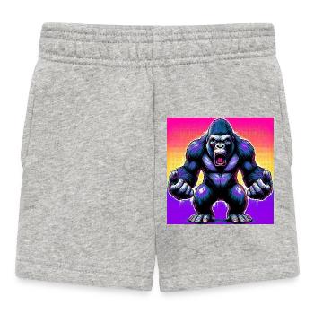 gorilla - Baby Shorts - heather grey - Front
