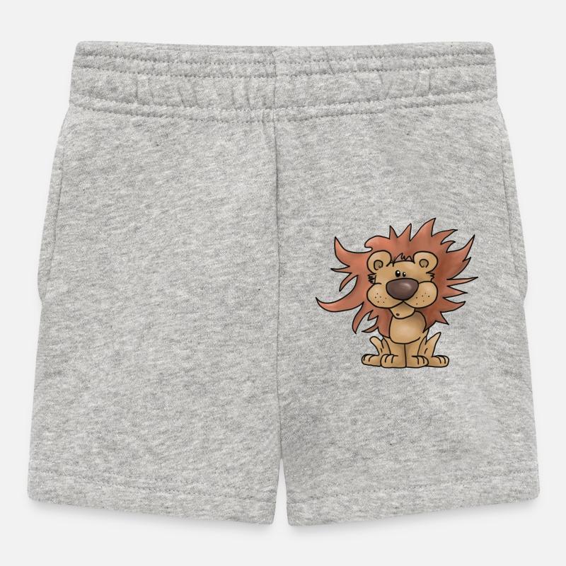 putziger_Loewe - Short Bébé - gris chiné