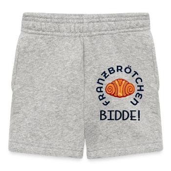 FRANZBRÖTCHEN PLEASE HAMBURG - Baby Shorts - heather grey - Front