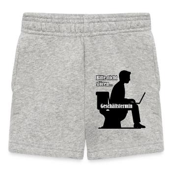Please do not disturb your business meeting - Baby Shorts - heather grey - Front