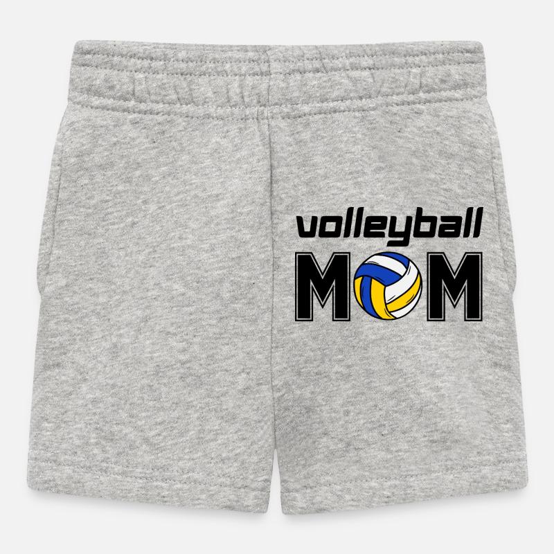 Maman volley-ball - Short Bébé - gris chiné