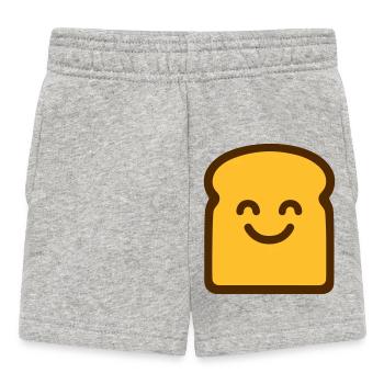 Cute Toast - Baby Shorts - Grau meliert - Vorne