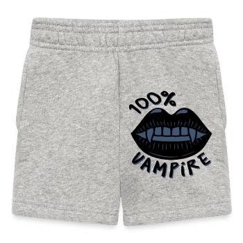 100 % vampires - Short Bébé - gris chiné - Devant