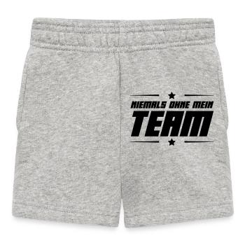 Team - Baby Shorts - heather grey - Front