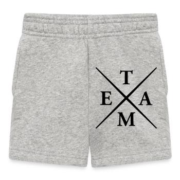 Team - Baby Shorts - heather grey - Front