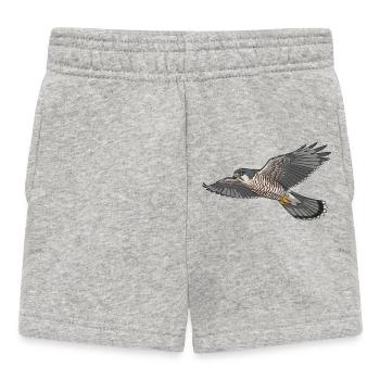 Épervier d'Europe, oiseau de proie - Short Bébé - gris chiné - Devant
