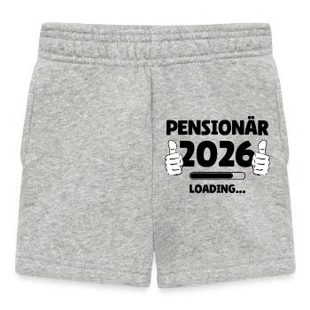 Pensioner 2026 Pouce vers le haut Design - Short Bébé - gris chiné - Devant