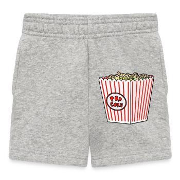 Popcorn Stripe Burst Bucket Retro - Short Bébé - gris chiné - Devant