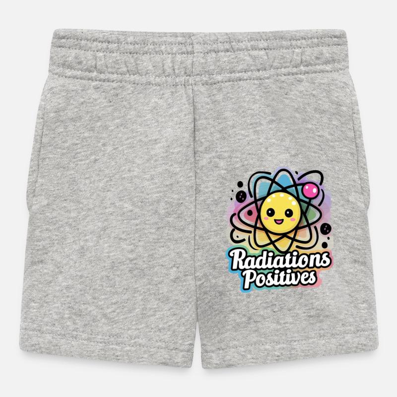 Radiations Positives pour Enfants Joie - Short Bébé - gris chiné