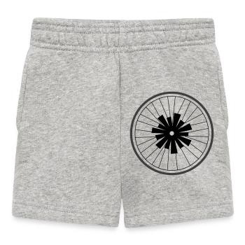 Roue d’astérisque de Cean - Short Bébé - gris chiné - Devant