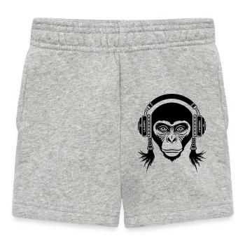 Replay Monkey Head Retro Mix Edition Chemise - Short Bébé - gris chiné - Devant