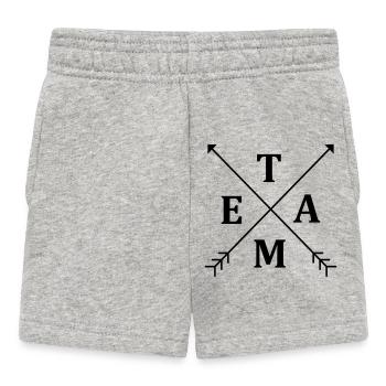 Team - Baby Shorts - heather grey - Front