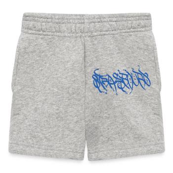 Das blaue Strassburg Souvenir (Strasbourg Streets) - Baby Shorts - Grau meliert - Vorne