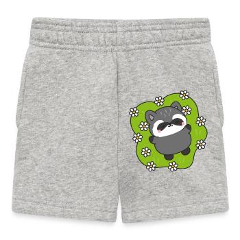 Raton Joie parmi les Fleurs - Short Bébé - gris chiné - Devant