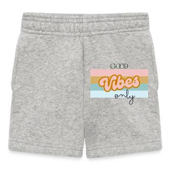 Vibes Pastel Only - Short Bébé - gris chiné - Devant