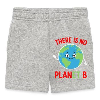 Es gibt keinen Plan B - Baby Shorts - Grau meliert - Vorne