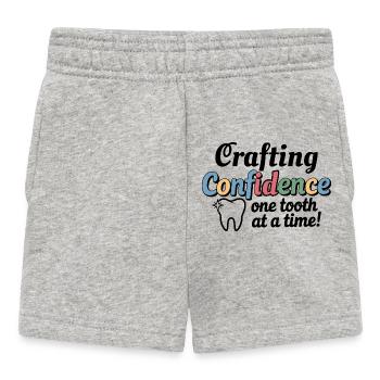 Dental Lab Porcelain Layering  - Baby Shorts - heather grey - Front